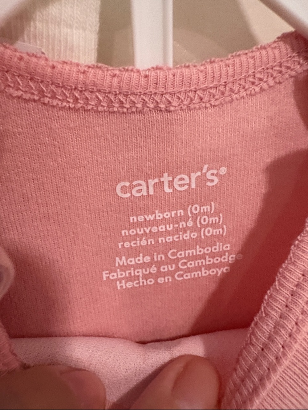 Carter's Soft Pink Ruffle Long-Sleeve Top with Matching Headband - Picture 7 of 9